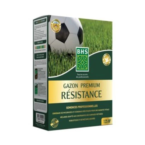 Gazon Premium Résistance - Semences Enrobées - BHS -Promos Jardin Bulbes Magasin Gazon premium resistance Semences enrobees IF 17052 1